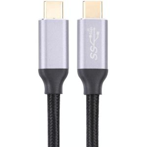 USB-C / Type-C Mannelijk naar USB-C / Type-C Mannelijke Thunderbolt 3 Datakabel  Kabellengte: 80cm