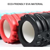 33cm 6 stks/set EVA Hollow Foam Roller Spier Ontspanning Roller Yoga Kolom Set Fitness Apparatuur (Paars)