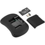 2.4 GHz Mini i8 draadloos toetsenbord QWERTY met kleurrijke Backlight & Touchpad & Multimedia Control voor de PC  Android TV BOX  X-BOX speler  Smartphones(Black)