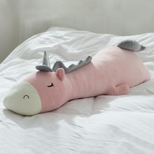 Unicorn Doll Long Pillow Knuffels Nachtkussen  Maat: 120cm