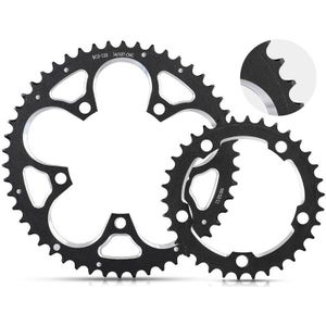 West Fietsen 34T-50T Wegbike Racing Folding Chainwheel (Zwart)