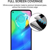 Voor Motorola Moto G Power Full Glue Full Screen Tempered Glass Film (Zwart)