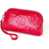 Dames Clutch tas vrouwen Coin Purse mode trend cute hand-held portemonnee (gekoppeld paars)