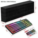 HXSJ L200 Bedraad RGB-toetsenbord met achtergrondverlichting 104 Pudding Key Caps