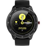 Z06 Fashion Smart Sports Watch  1 3 inch Full Touch Screen  5 wijzerplaten veranderen  IP67 Waterdicht  Ondersteuning Hartslag / Bloeddruk monitoring / Slaapmonitoring / Sedentaire Herinnering (Black Grey)