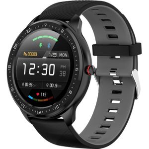 Z06 Fashion Smart Sports Watch  1 3 inch Full Touch Screen  5 wijzerplaten veranderen  IP67 Waterdicht  Ondersteuning Hartslag / Bloeddruk monitoring / Slaapmonitoring / Sedentaire Herinnering (Black Grey)