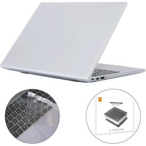 ENKAY voor Huawei MateBook D 15 / Honor MagicBook 15 US Versie 2 in 1 Crystal Protective Case met TPU Keyboard Film (Transparant)