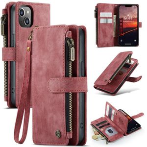 Voor iPhone 14 CaseMe C30 Multifunctionele telefoon lederen tas