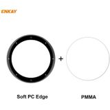 Voor Garmin Venu 2S / Vivoactive 4S 40mm 2 stks Enkay Hat-Prince 3D Full Screen Soft PC Edge + PMMA HD-scherm Protector Film