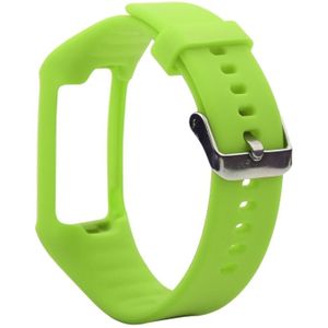 Siliconen sport polsband voor POLAR A360/A370 (groen)