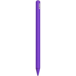 Stylus Pen Silica Gel beschermhoes voor Apple Pencil 2 (Paars)