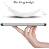 Voor iPad Pro 11 2020 & 2018 Dual-vouwen Horizontale Flip Tablet Leren Case met Houder & Sleep / Wake-up-functie (Grijs)