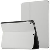 Voor iPad Pro 11 2020 & 2018 Dual-vouwen Horizontale Flip Tablet Leren Case met Houder & Sleep / Wake-up-functie (Grijs)