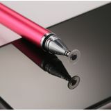 Universele 2 in 1 multifunctionele ronde dun Tip Capacitieve Touch scherm Stylus Pen voor iPhone  iPad  Samsung  en andere Capacitieve Touch scherm Smartphones of Tablet PC(Magenta)