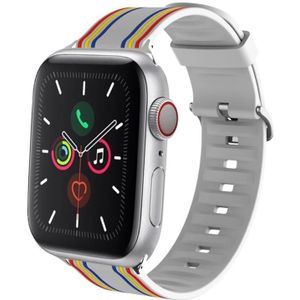 Siliconen vervangbare horlogeband voor Apple Watch Series 6  SE & 5 & 4 44mm / 3 & 2 & 1 42mm (17)