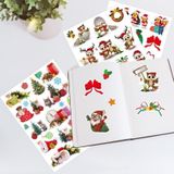 3 Set Kerst Cartoon Illustratie Kinderen Speelgoed Stickers  Maat: 148x210mm (P-1)