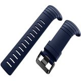 Smart Watch silicone polsband horlogeband voor Suunto Core (blauw)