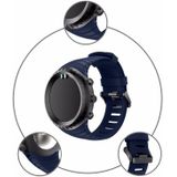 Smart Watch silicone polsband horlogeband voor Suunto Core (blauw)