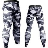 Heren casual broek joggingbroek elastische skinny broek  maat: S (camouflage Gary Black)