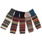 Winter Fluorescerende Verdikte Wollen Stapel Sokken Vrouwen Over-de-knie Warme Leggings (Onderkant Khaki)