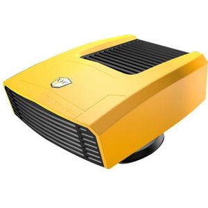 8265 Voertuig gemonteerde koel- en verwarmingsventilator Defogger (12V geel)