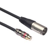 TR026K17-03 RCA female naar XLR male audio kabel  lengte: 0.3 m