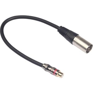 TR026K17-03 RCA female naar XLR male audio kabel  lengte: 0.3 m