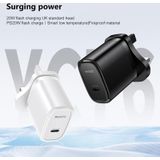 Yesido YC76L PD 20W USB-C / Type-C poort snellader met Type-C naar 8-pins kabel  UK-stekker