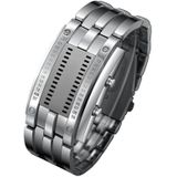 SKMEI 0926 Fashion Couple Mannen Kijken Sport Waterdicht elektronisch horloge voor de mens (zilver)
