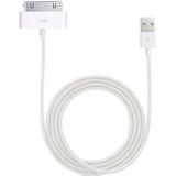 2m USB Double Sided Sync Data / Charging Cable  voor iPhone 4 & 4S / iPhone 3 g / 3G / iPad 3 / iPad 2 / iPad / iPod Touch(White)