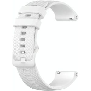 Voor Ticwatch Pro 3 geruite siliconenriem