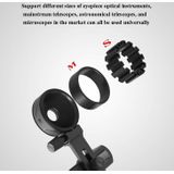 Eyeskey Telescoop Telefoon Houder Camera Houder Telescoop Universele Astronomische Spiegel Telefoon Clip  Vorm: CM-8M / S (Zwart)