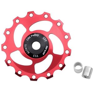 GUB V13 13T Fiets achter Derailleur Jockey Wheel (zwart rood)
