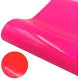 50 x 100 cm lichtgevende PU-gravure film warmteoverdracht vinyl (rose rood gloeiend oranje rood licht)