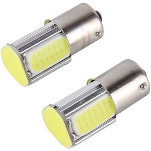 2 stk 1156 5W 350lm 6000K 4 COB LEDs auto Canbus remlicht Tail Light Bulb  DC 12V(White Light)