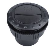 Universele 60mm ronde AC luchtuitlaat vent voor RV bus boot Yacht auto Air Conditioner vent vervangende onderdelen auto-accessoires (zwart)