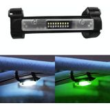 Voor UTV ATV Polaris RZR Golfkar Motorfiets Tweekleurige LED Guard Bar Light  Shell Kleur: Transparant (Wit + Groen)