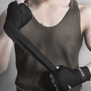 BONSEM Training Boksen Bandage voor volwassenen  Grootte: 2 5 m (Zwart)