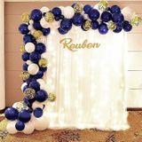 Night Blue Balloon Chain Inkt Blauwe Serie Ballon decoratie Set Verjaardagsfeest decoratie