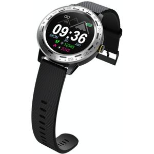 S18 1 3 inch TFT-scherm IP67 Waterproof Smart Watch Armband  Ondersteuning Slaapmonitor / Hartslagmeter / Bloeddrukmeter (Zilver Zwart)
