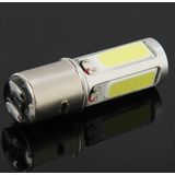 BA20D 6W White 250LM 5 LED COB auto Stop remlicht Front achterzijde Turn Signal Lights voor motorfiets / voertuigen  DC 12V