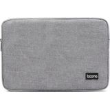 Baona laptop voering tas beschermhoes  maat: 15.6 inch (lichtgewicht grijs)