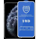 9H 10D volledig scherm gehard glas screen protector voor iPhone X / XS / 11 Pro (wit)