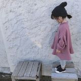 Herfst meisjes losse brief lange mouw rok shirt  suggereren hoogte: maat 7 (100-105cm) (roze)