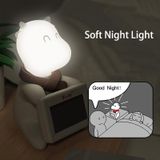 Calf Multi-function Bedside Wekker Wake-up Night Light Ten Seconds Challenge Game Timer (Wit)