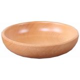 Ronde Fruit Plate Salad Bowl Dik Hout Gedroogd Fruit Plaat Fruit Sushi Plaat  Specificatie: 25cm