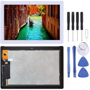 LCD Screen and Digitizer Full Assembly for Asus ZenPad 10 Z301MFL LTE Edition /  Z301MF WiFi Edition 1920 x 1080 Pixel(White)