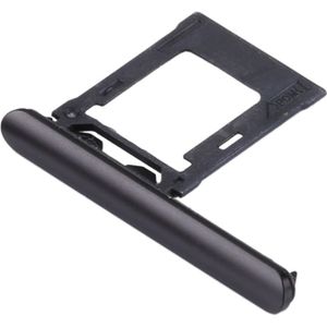 SIM / Micro SD-kaart lade  dubbele lade voor Sony Xperia XZ1(Black)