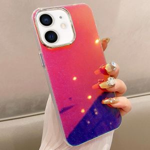 Voor iPhone 11 Spiegel Glitter IMD Telefoonhoesje (Paars)