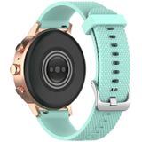 18mm Texture Siliconen Polsband Horloge Band voor Fossil Female Sport / Charter HR / Gen 4 Q Venture HR (Groen)